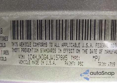 2018 Jeep Wrangler Unlimited Sport S 4X4 from USA, damaged, VIN 1C4HJXDG4JW157805